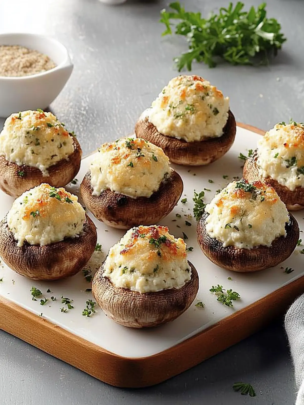 Cream Cheese-Stuffed Mushrooms: A Cozy Appetizer Delight 4 Cream Cheese-Stuffed Mushrooms