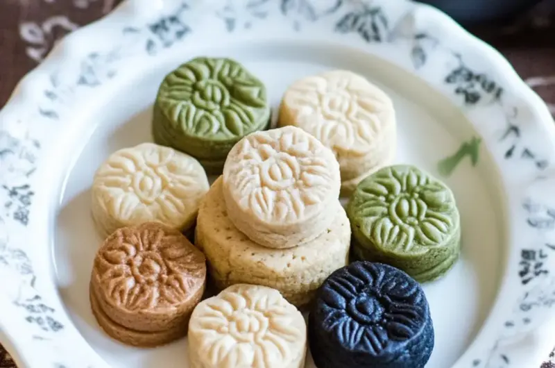 Korean Tea Cookies (Dasik)