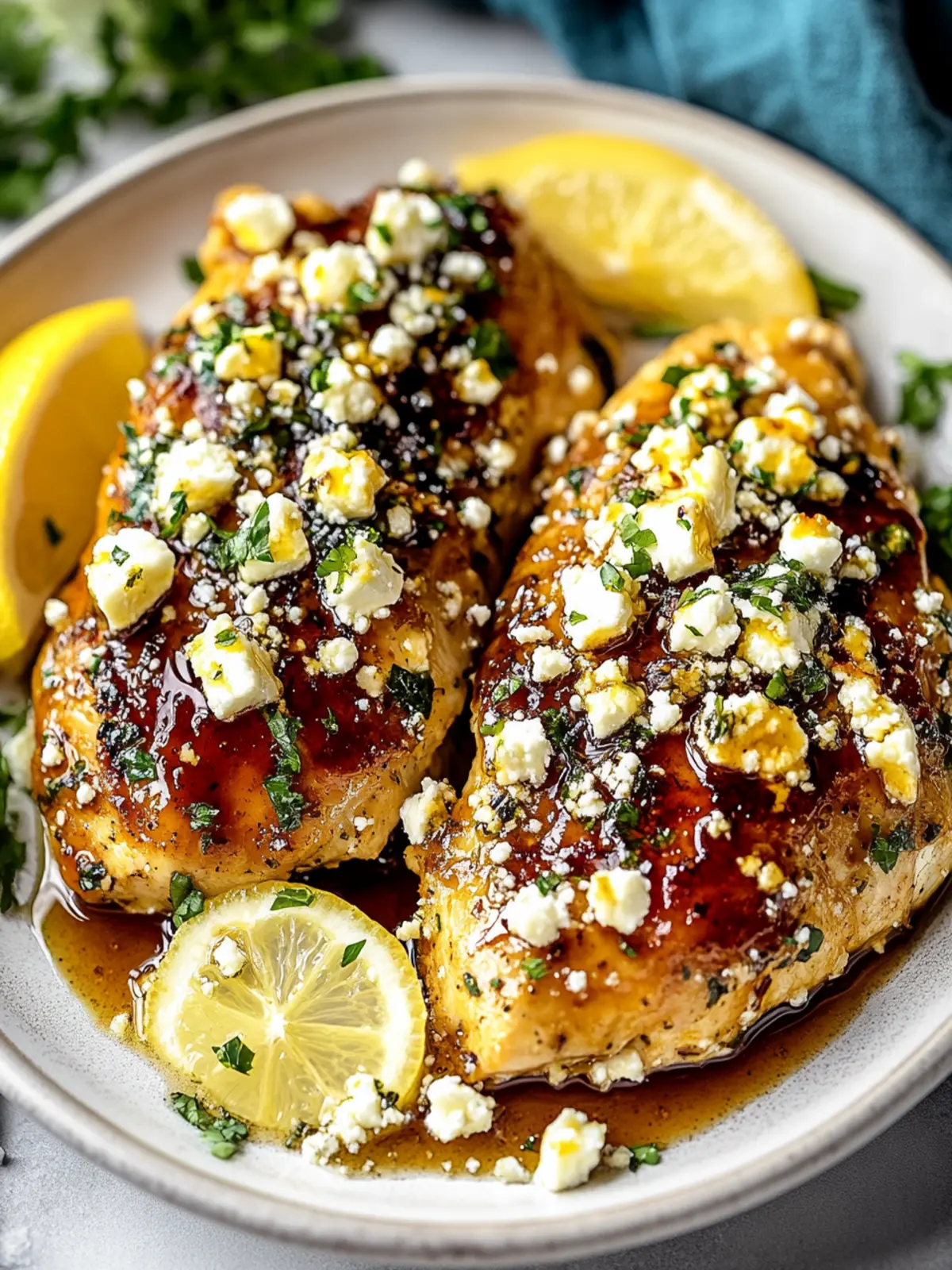 Savor Bold Flavors with Hot Honey Infused Feta Chicken 5 Hot Honey Infused Feta Chicken