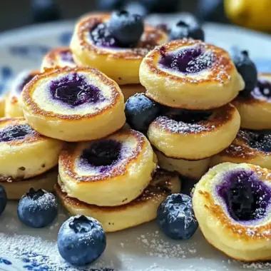 Fluffy Blueberry Lemon Pancake Bites to Brighten Mornings 10 Blueberry Lemon Pancake Bites