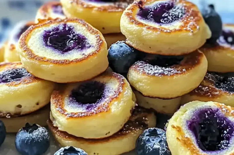 Blueberry Lemon Pancake Bites