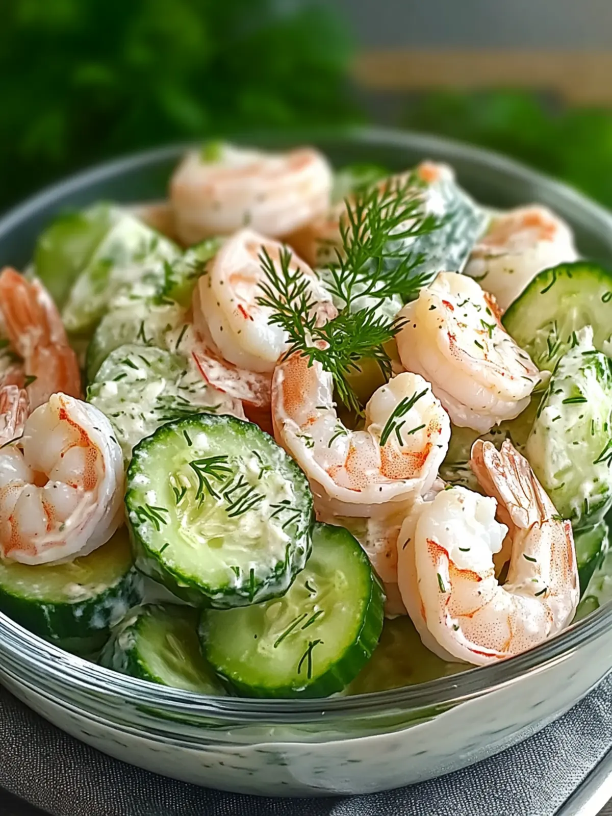 Zesty Cucumber Shrimp Salad That's Perfect for Summer! 2 Cucumber Shrimp Salad