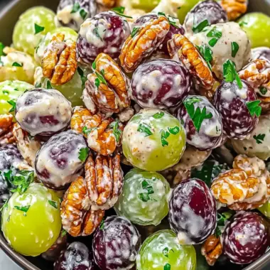 Delicious Creamy Grape Pecan Salad for Refreshing Summer Days 10 Creamy Grape Pecan Salad