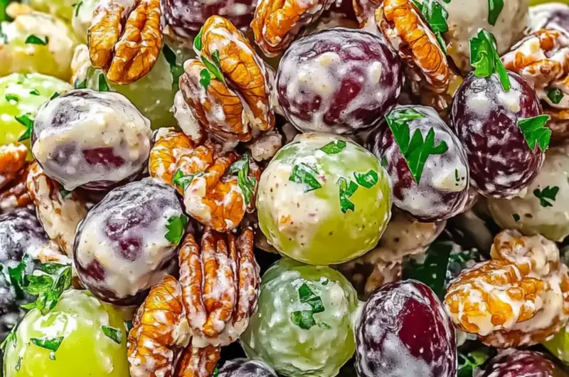 Creamy Grape Pecan Salad
