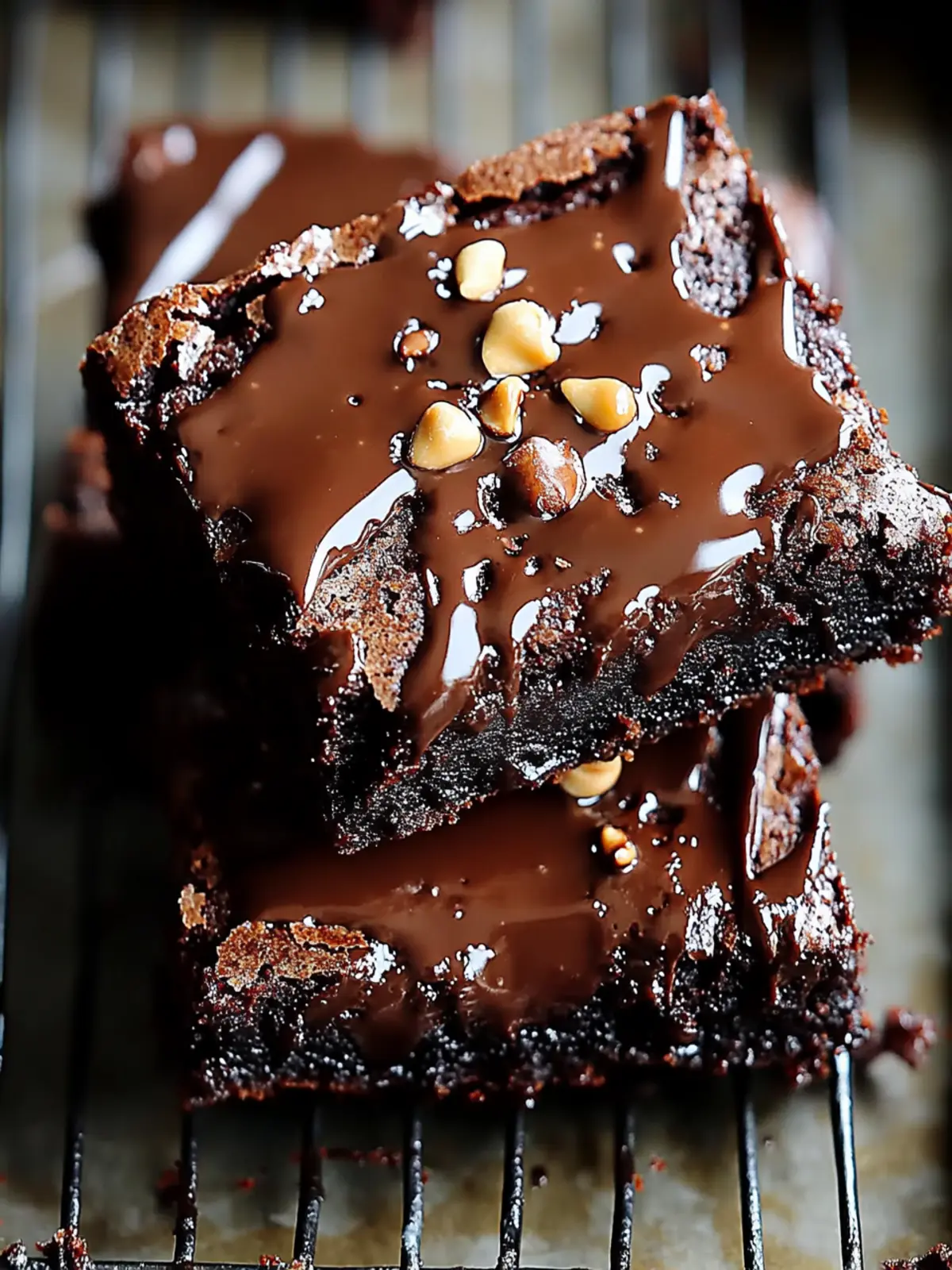 Fudgy Brownies with Ganache That You'll Want to Share Today 4 Fudgy Brownies with Ganache