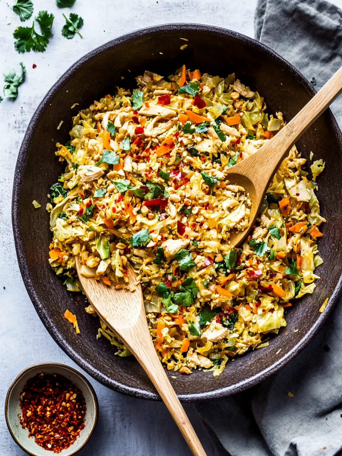 Thai Chicken Cabbage Stir Fry