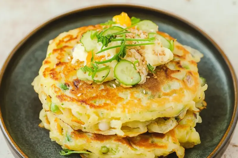 Korean Mung Bean Pancakes