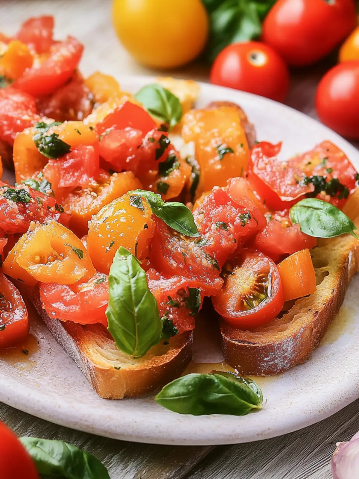 Delicious Fresh Tomato Bruschetta in Just 20 Minutes 4 Fresh Tomato Bruschetta