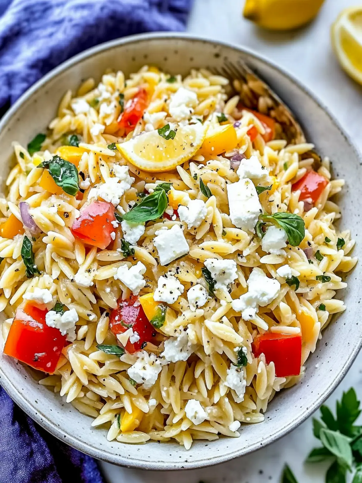 Lemon Honey Orzo with Feta: Your Ultimate Summer Side Dish 4 Lemon Honey Orzo With Feta
