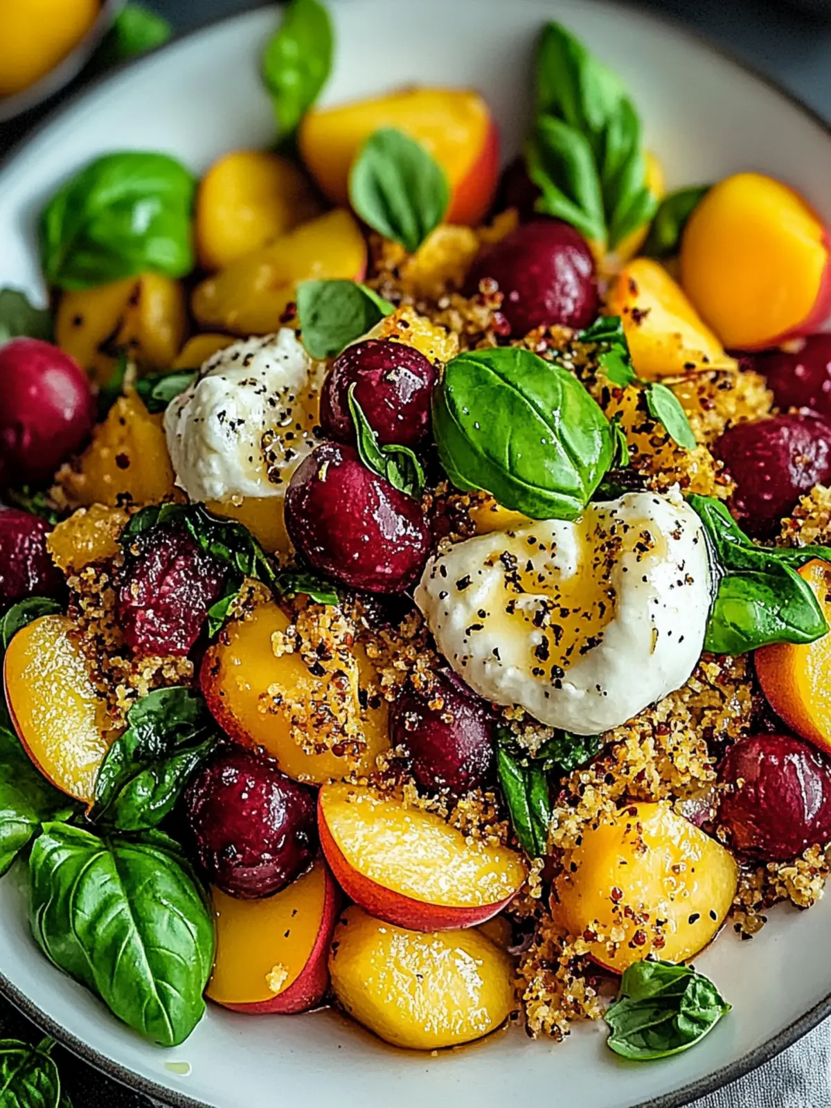 Peach Burrata Salad: A Simple Summer Delight to Savor 2 Peach Burrata Salad