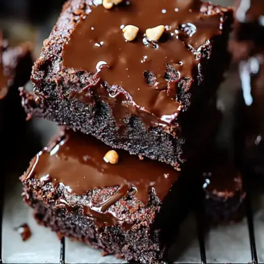 Fudgy Brownies with Ganache That You'll Want to Share Today 9 Fudgy Brownies with Ganache