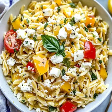 Lemon Honey Orzo with Feta: Your Ultimate Summer Side Dish 9 Lemon Honey Orzo With Feta