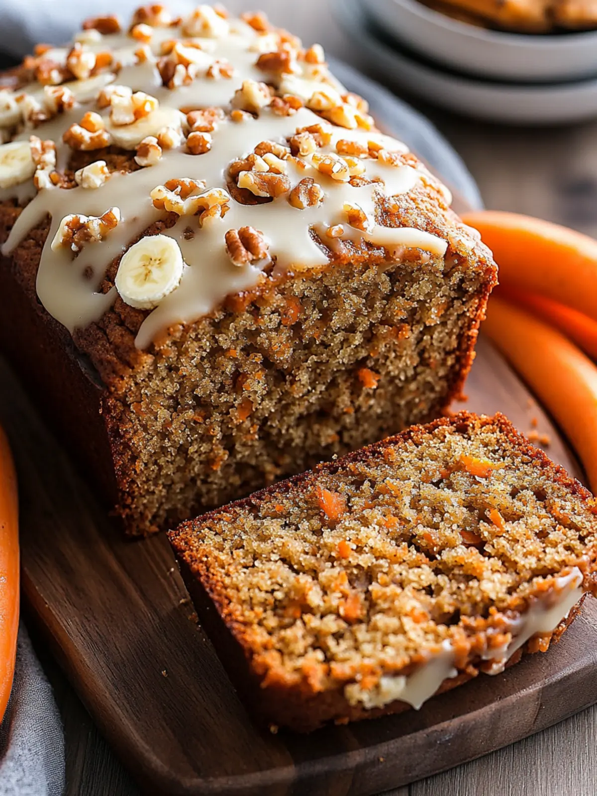 Carrot Cake Banana Bread: A Twist on Comfort Food Bliss 4 Carrot Cake Banana Bread