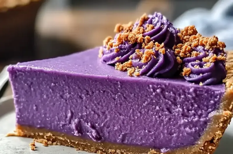 Purple Sweet Potato Pie Delight