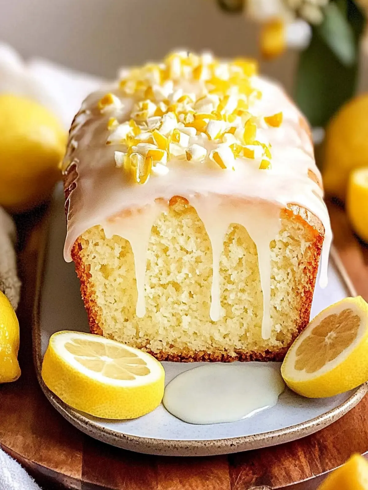 Moist Lemon Bread with Glaze That Brightens Your Day 2 Lemon Bread with Glaze