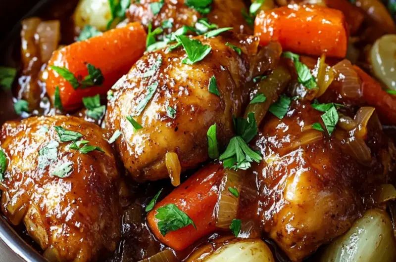 Slow Cooker Honey Garlic Chicken