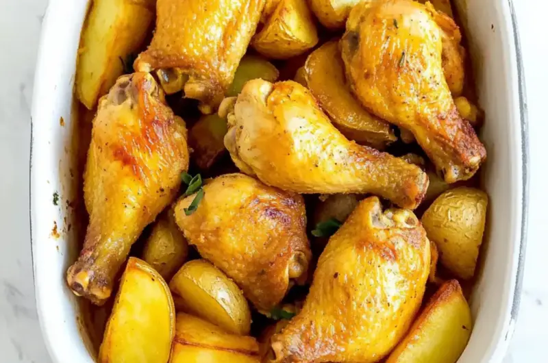 Israeli Yellow Chicken and Potatoes