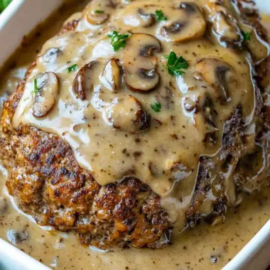 Mouthwatering Meatloaf with Mushroom Gravy for Family Comfort 10 Meatloaf with Mushroom Gravy