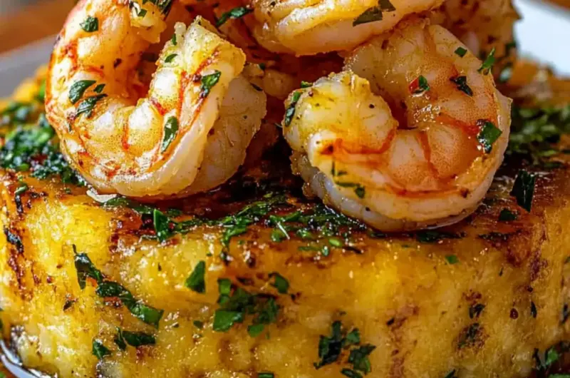 Garlic Shrimp Mofongo