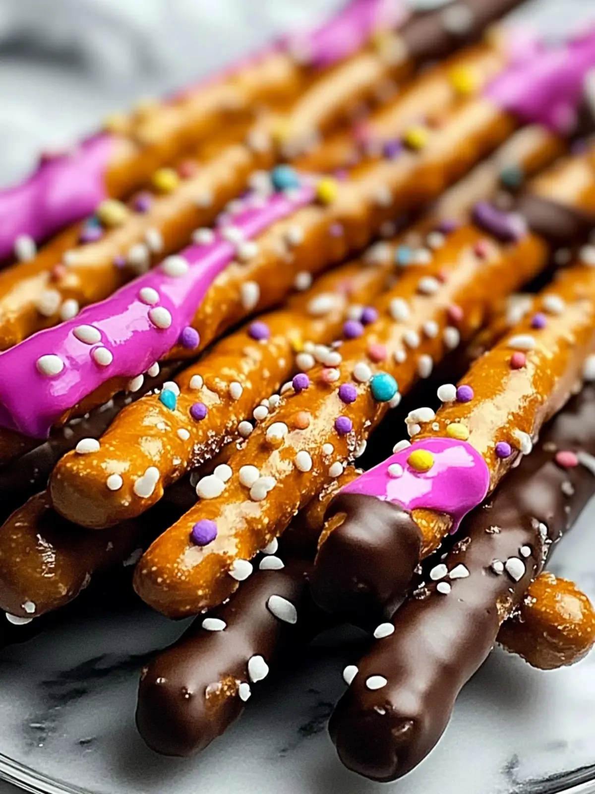 5-Minute Dipped Pretzel Rods for Irresistible Snacking Fun 2 Dipped Pretzel Rods