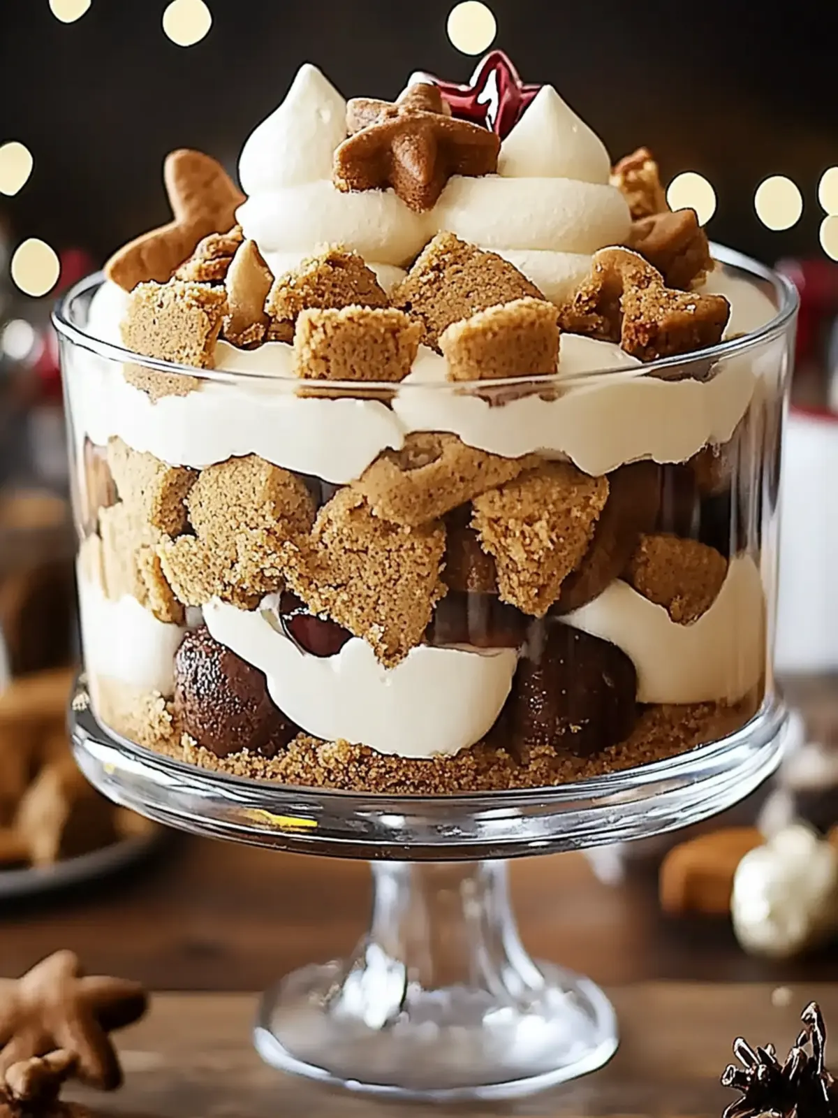Gingerbread Cheesecake Trifle