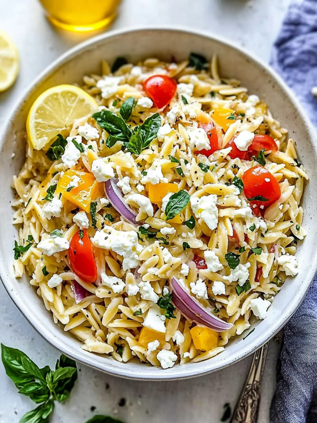 Lemon Honey Orzo with Feta: Your Ultimate Summer Side Dish 2 Lemon Honey Orzo With Feta