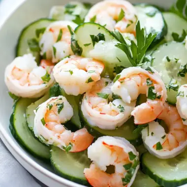 Cucumber Shrimp Salad That's Perfect for Hot Summer Days 10 Cucumber Shrimp Salad