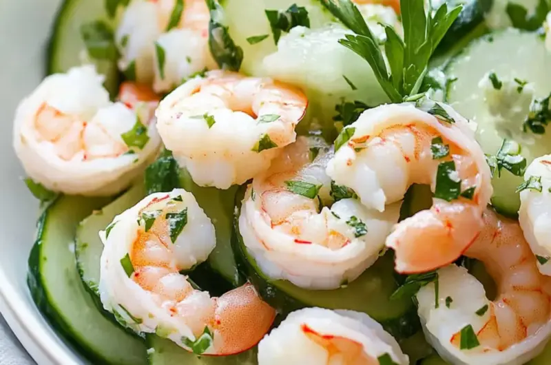 Cucumber Shrimp Salad