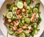 Crispy Rice Salmon Cucumber Salad for a Flavorful Meal Prep