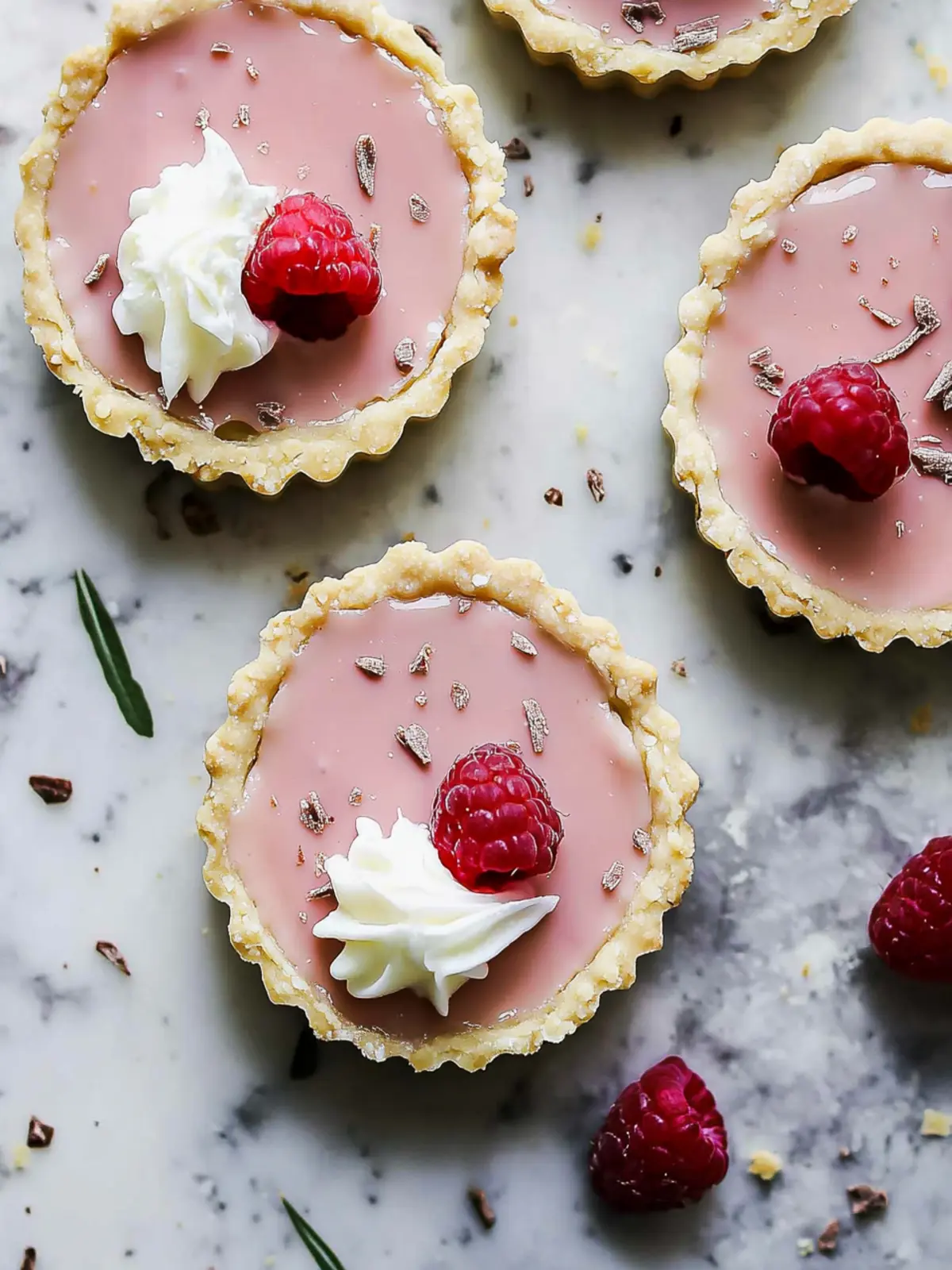 Irresistible White Chocolate Raspberry Tarts for a Romantic Treat 4 White Chocolate Raspberry Tarts