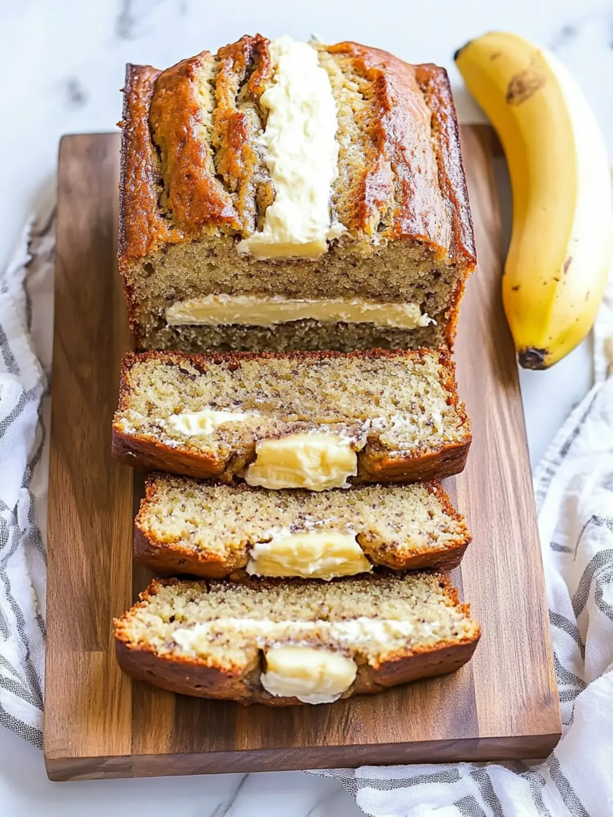 Cream Cheese-Filled Banana Bread That Will Change Your Mornings 2 Cream Cheese-Filled Banana Bread