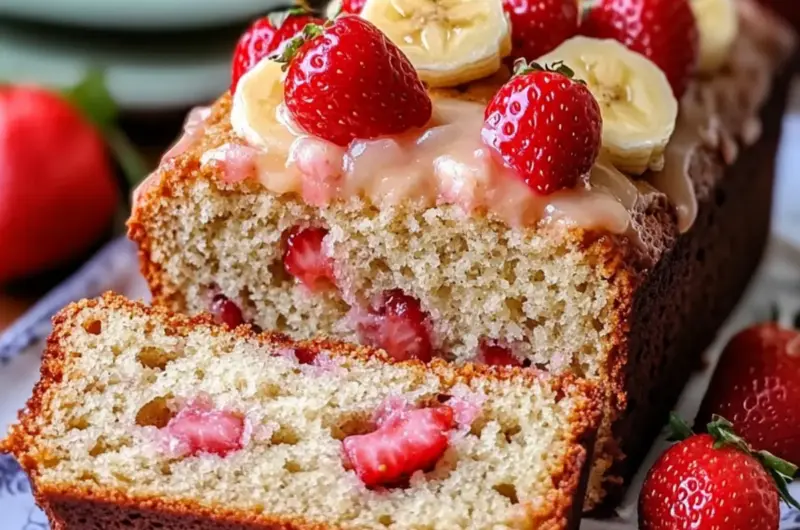 Strawberry Banana Bread