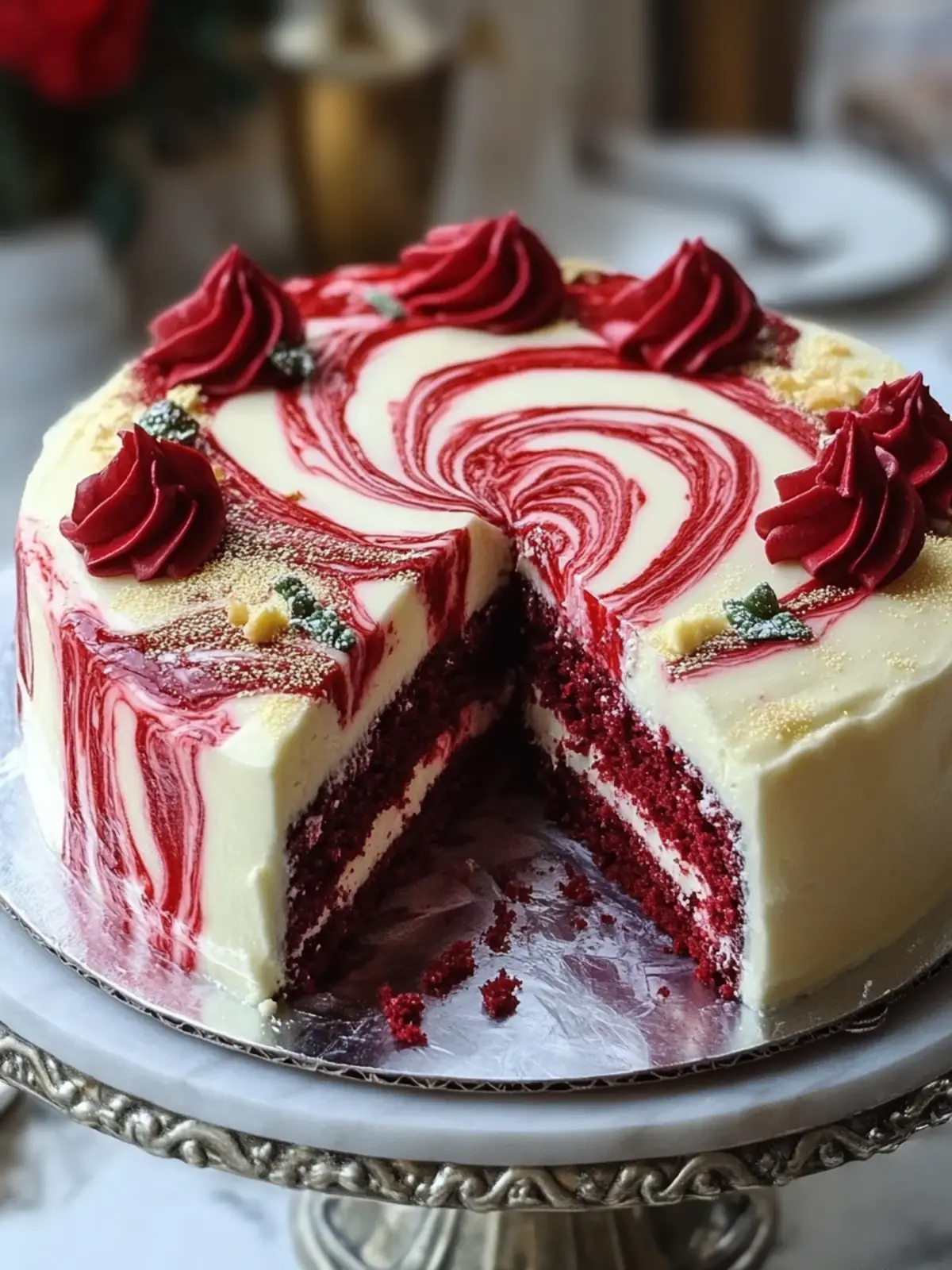Decadent Red Velvet Cheesecake Swirl Cake You’ll Adore 3 Red Velvet Cheesecake Swirl Cake