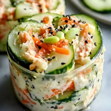 California Roll Cucumber Salad: A Fresh Twist on Sushi Delight 10 California Roll Cucumber Salad