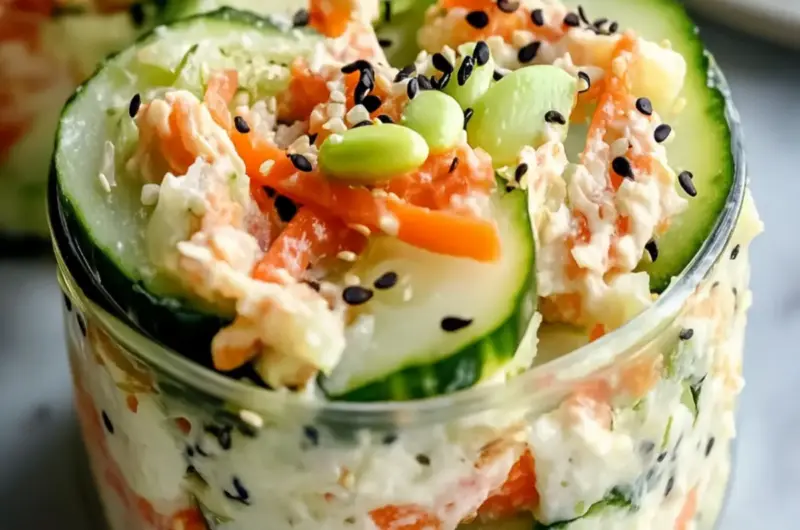 California Roll Cucumber Salad