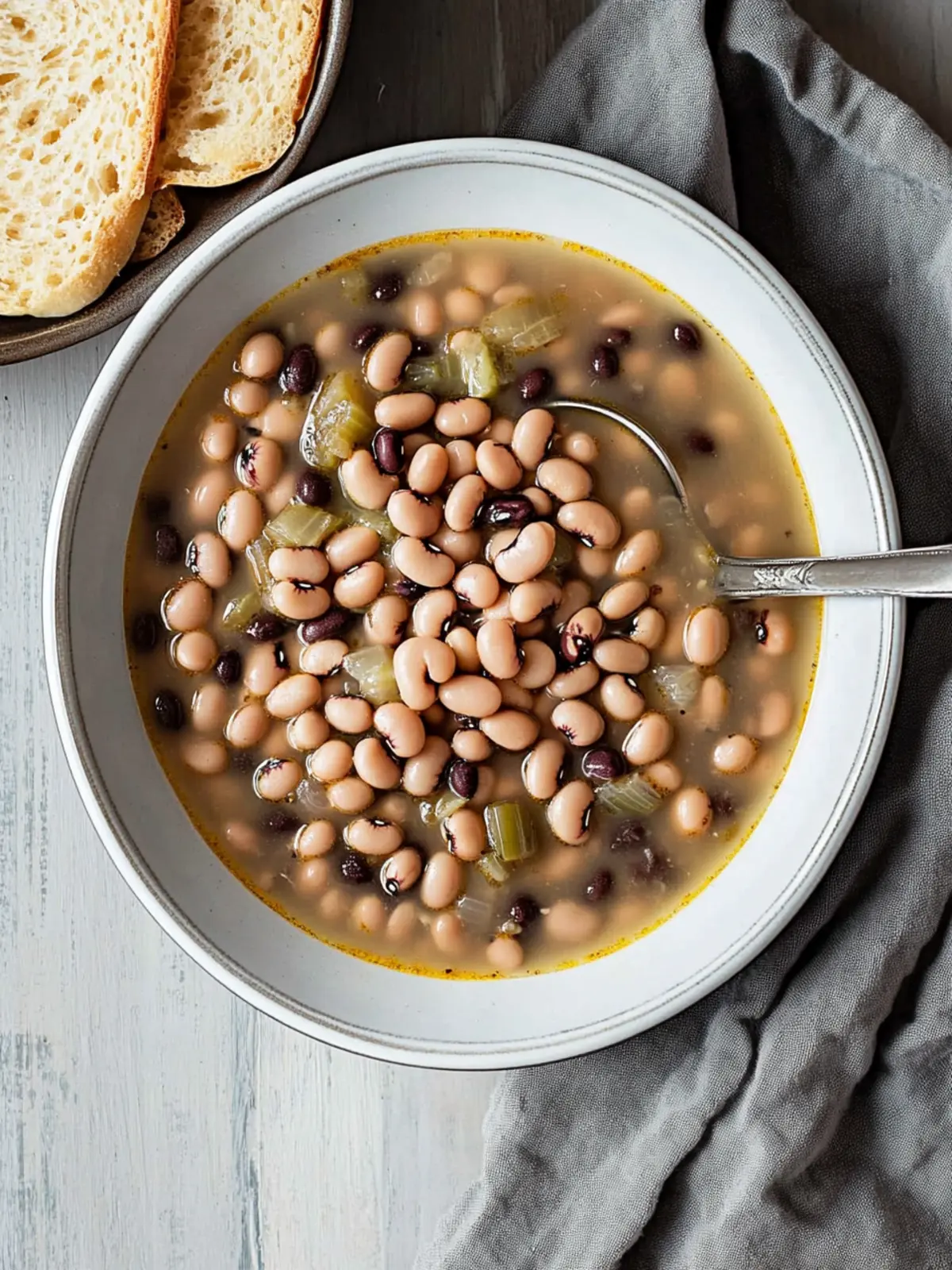 Soulful Black Eyed Peas with Smoky Flavor for Good Luck 5 Black Eyed Peas