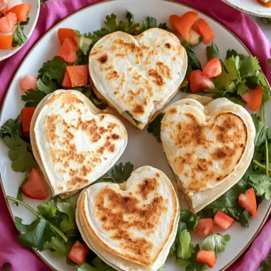 Heart-Shaped Quesadillas: A Fun Twist on Comfort Food 9 Heart-Shaped Quesadillas