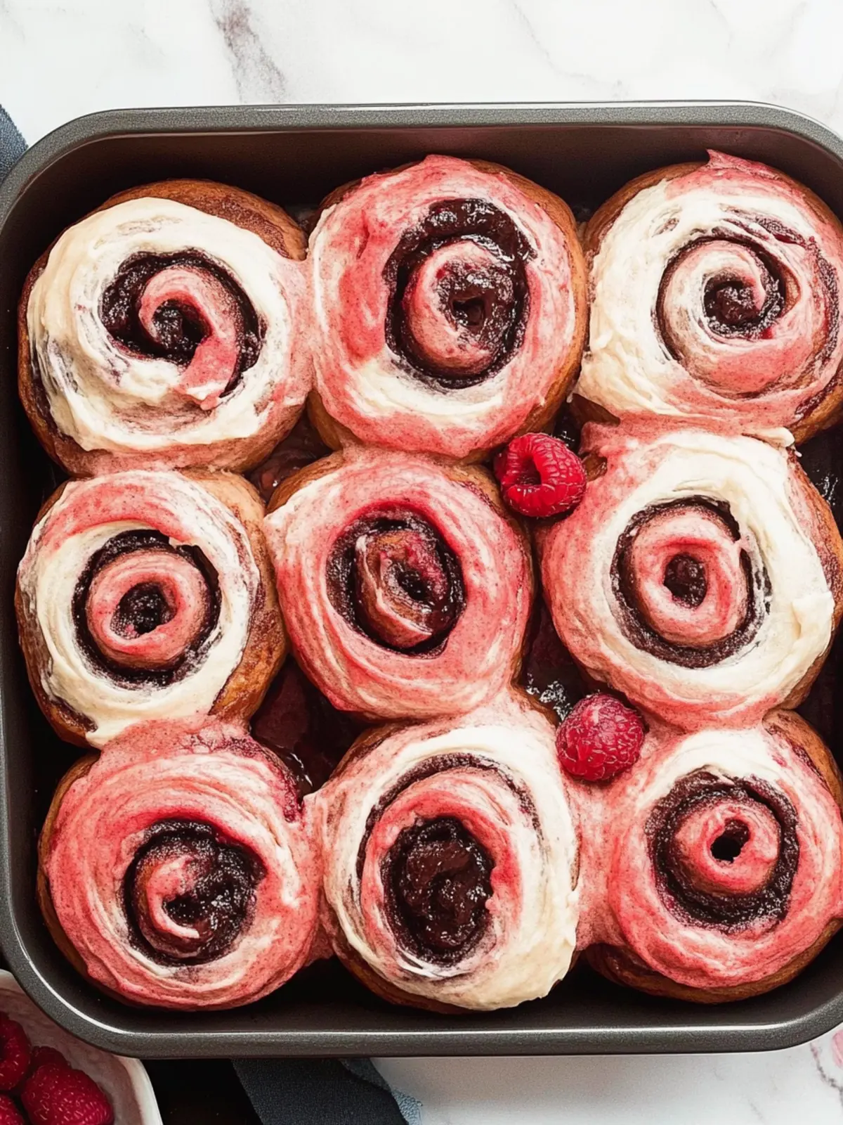 Berry Chocolate Cinnamon Rolls That Wow Your Taste Buds 2 Berry chocolate cinnamon rolls