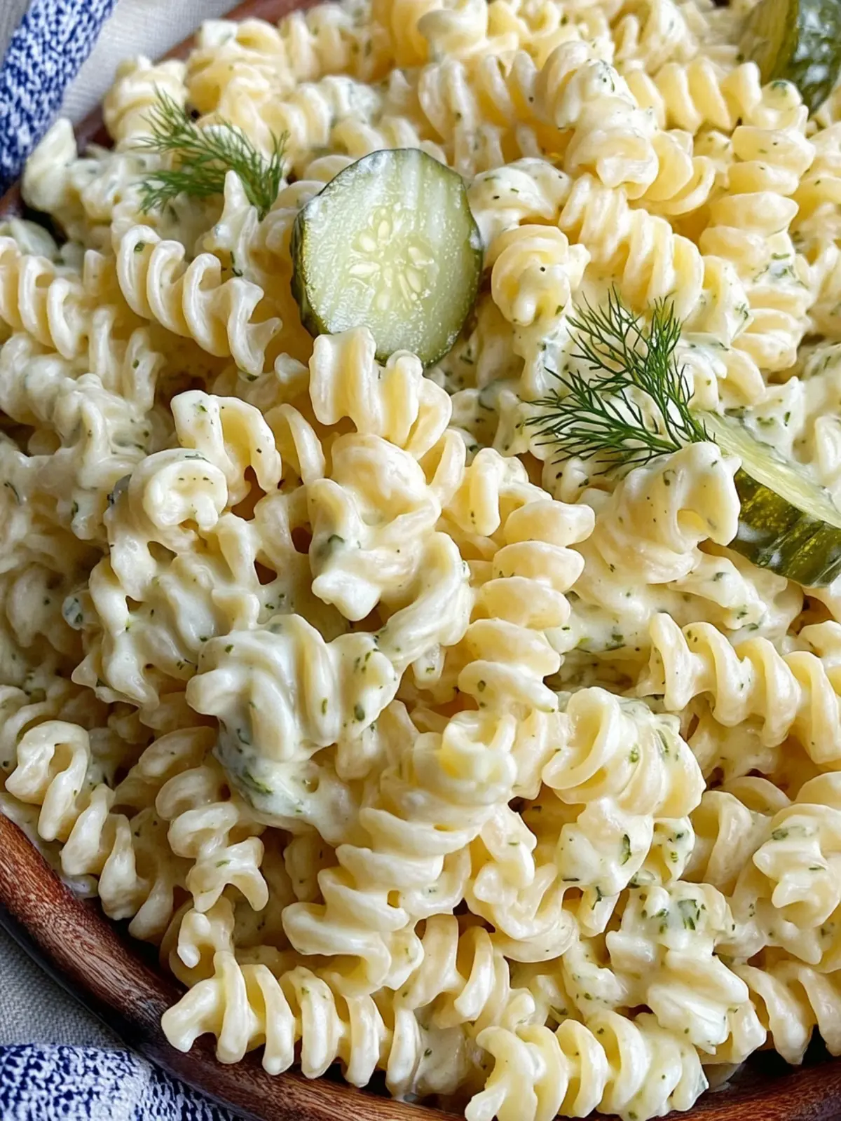 Dill Pickle Pasta Salad That Will Wow Your Summer BBQ Guests 3 Dill Pickle Pasta Salad