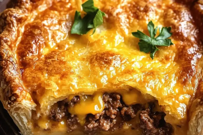 Homemade Cheeseburger Pie