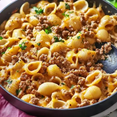 Cheesy Ground Beef and Shells: Comfort Food Done Right 9 Cheesy Ground Beef And Shells