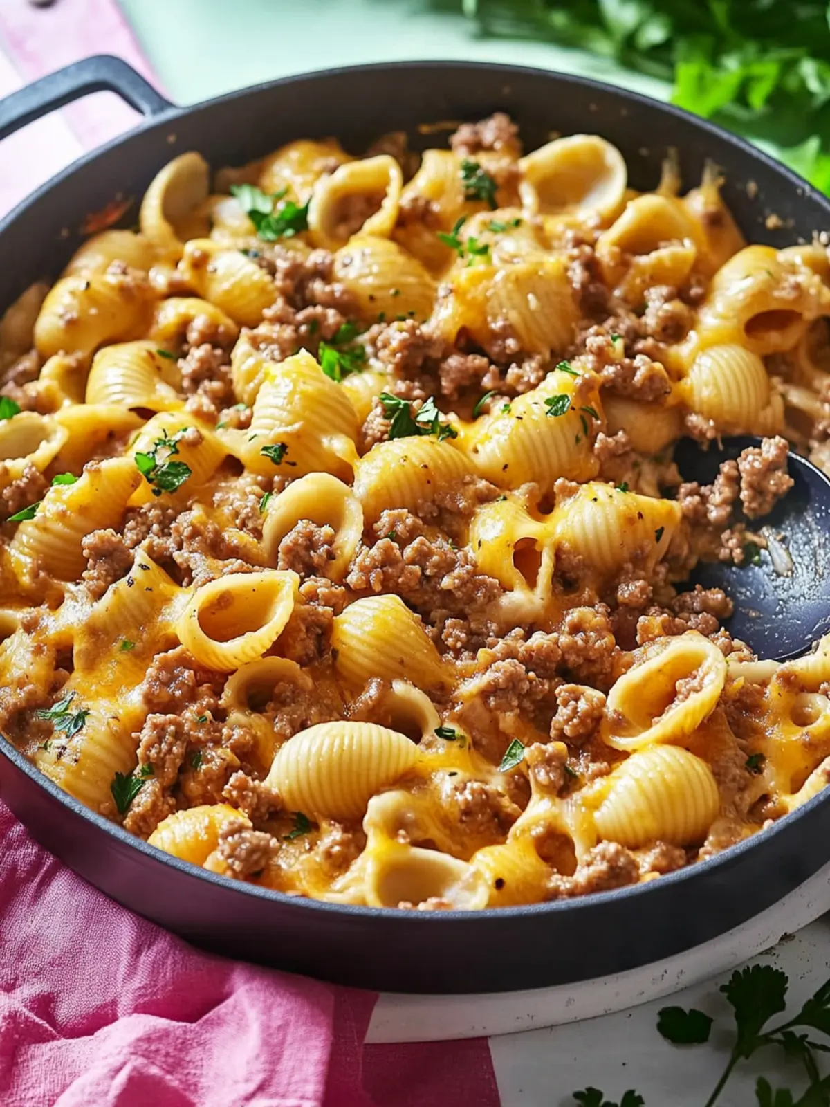 Cheesy Ground Beef and Shells: Comfort Food Done Right 5 Cheesy Ground Beef And Shells