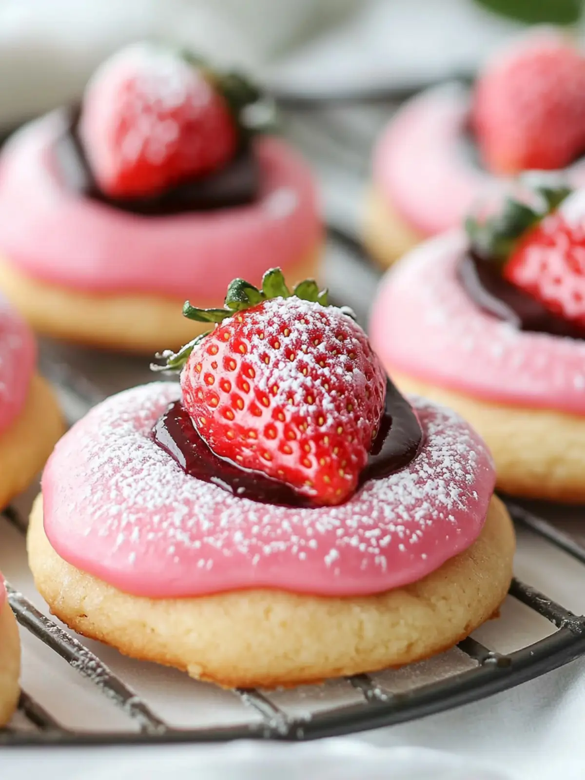 Irresistibly Soft Strawberry Kiss Cookies You'll Love 3 Strawberry Kiss Cookies