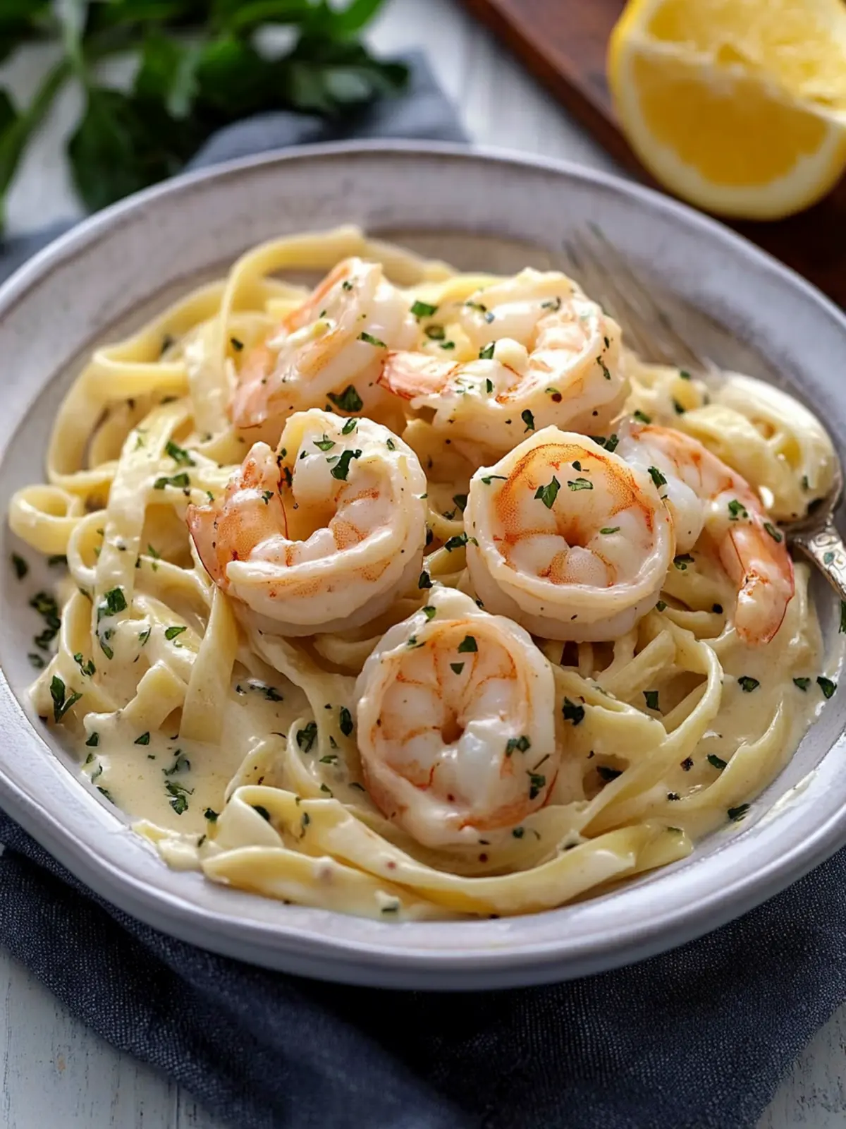 Savory Fettuccine Alfredo With Shrimp You'll Crave Daily 5 Fettuccine Alfredo With Shrimp
