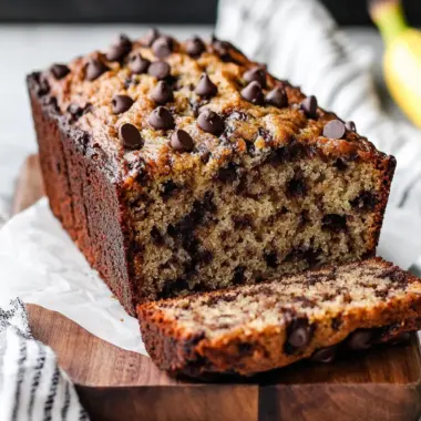 Irresistible Chocolate Chip Banana Bread You'll Crave Again! 10 Chocolate Chip Banana Bread