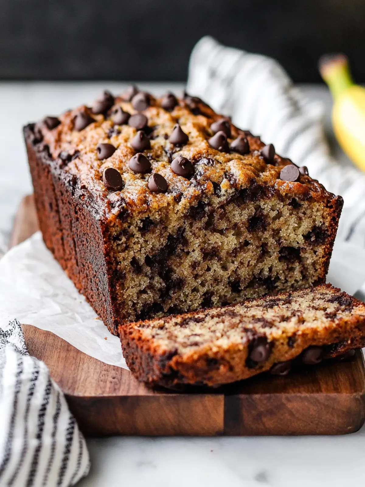 Irresistible Chocolate Chip Banana Bread You'll Crave Again! 5 Chocolate Chip Banana Bread