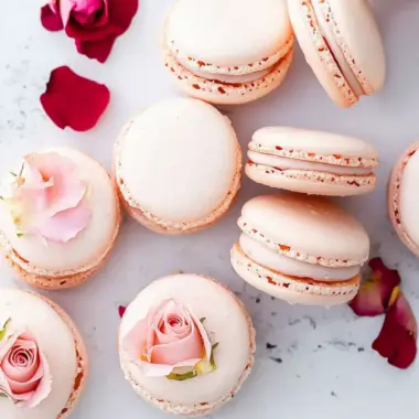 Delightful White Chocolate Rose Macarons for Every Occasion 9 White Chocolate Rose Macarons