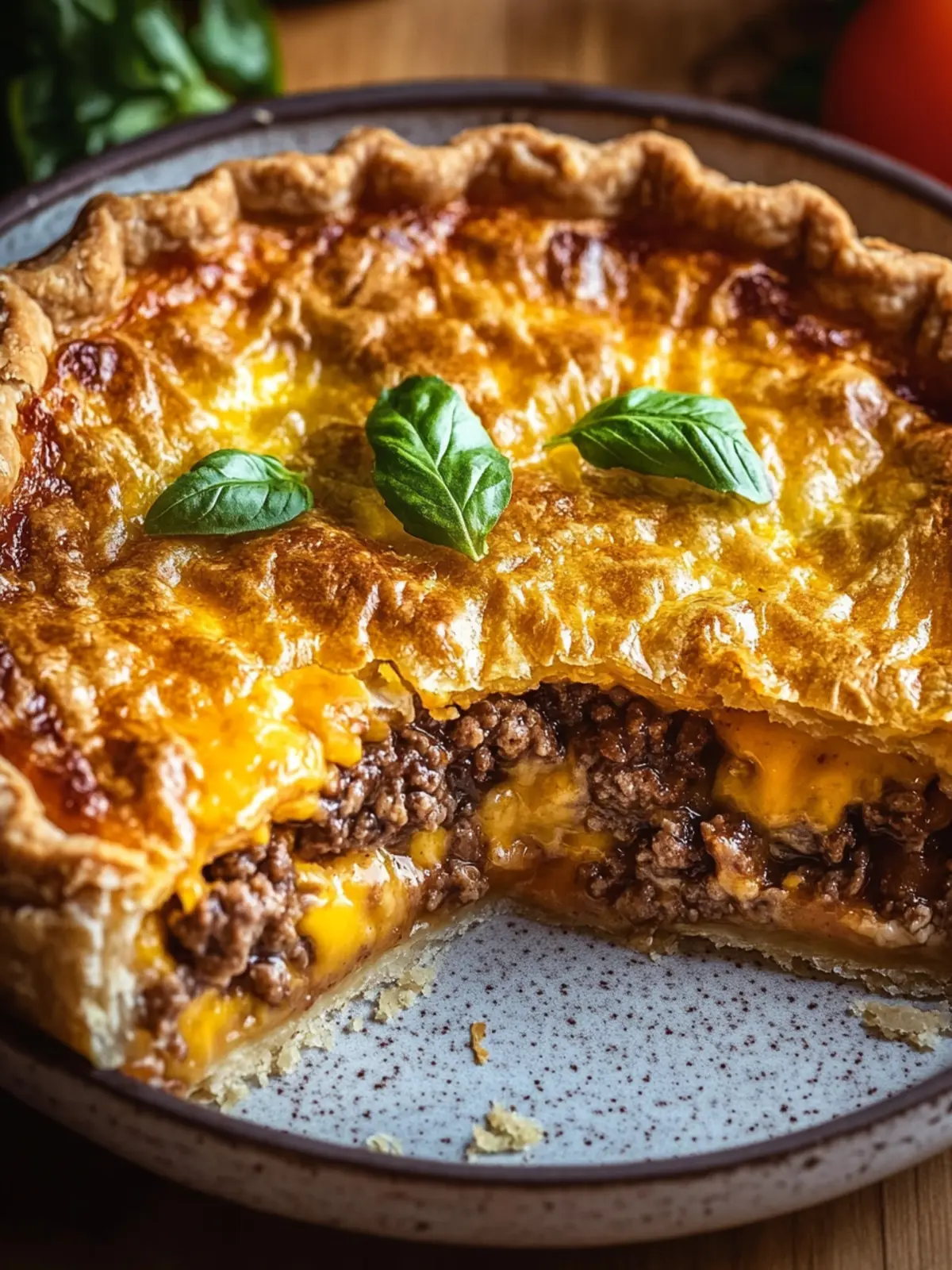 Savor the Comfort of Homemade Cheeseburger Pie Bliss 4 Homemade Cheeseburger Pie