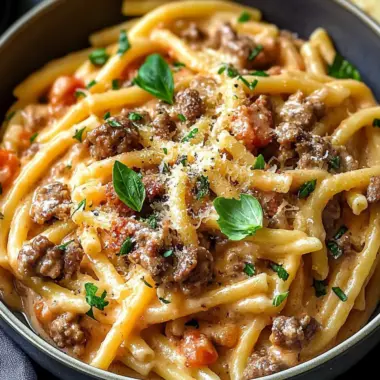 Creamy Beef Pasta That Will Warm Your Heart on Chilly Nights 9 Creamy Beef Pasta
