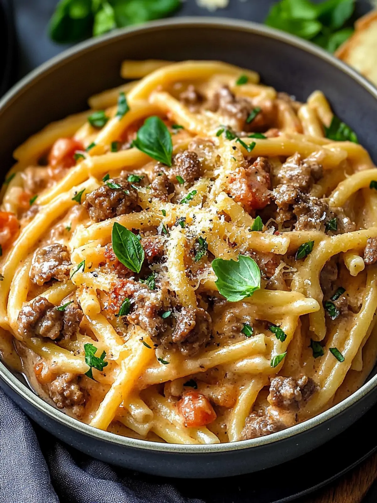 Creamy Beef Pasta That Will Warm Your Heart on Chilly Nights 5 Creamy Beef Pasta